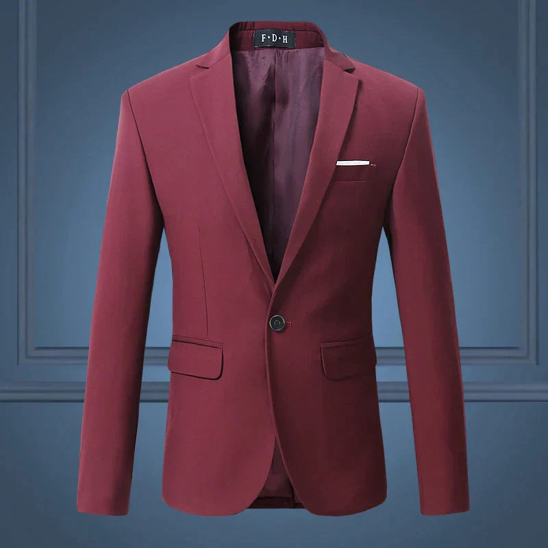 Bellivaro | Klassisk Herre Blazer | Elegant Slim-Fit Habitjakke