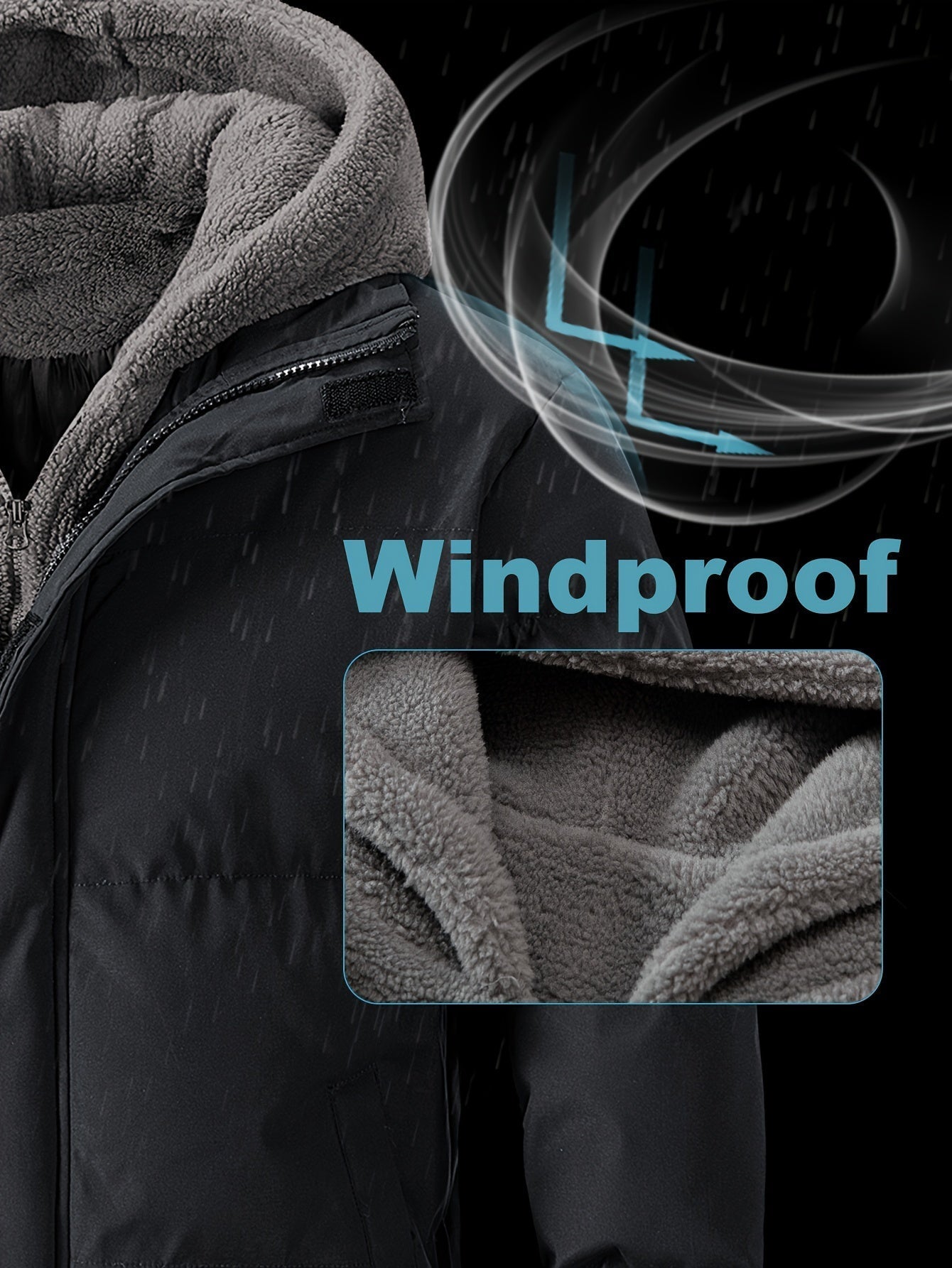 Bellivaro | Varm Polstret Herrejakke med Hætte og Sidelommer | Moderne og Komfortabel Stil