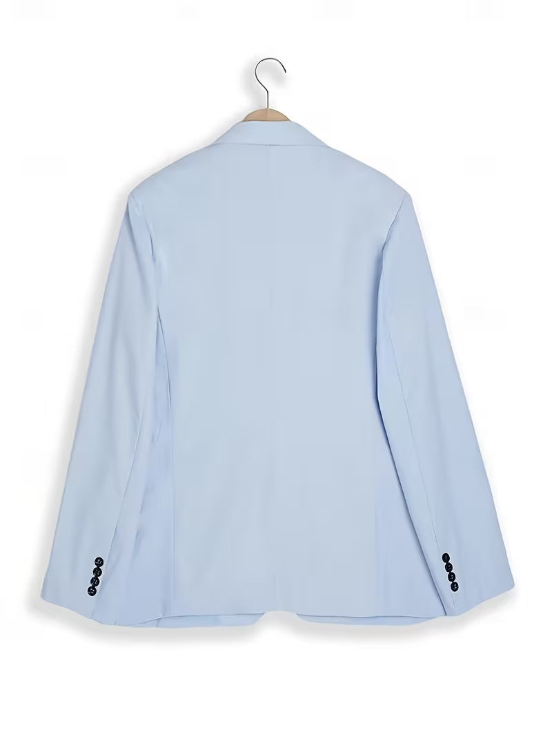 Slim Fit Jakkesæt til Herre med Blazer og Bukser