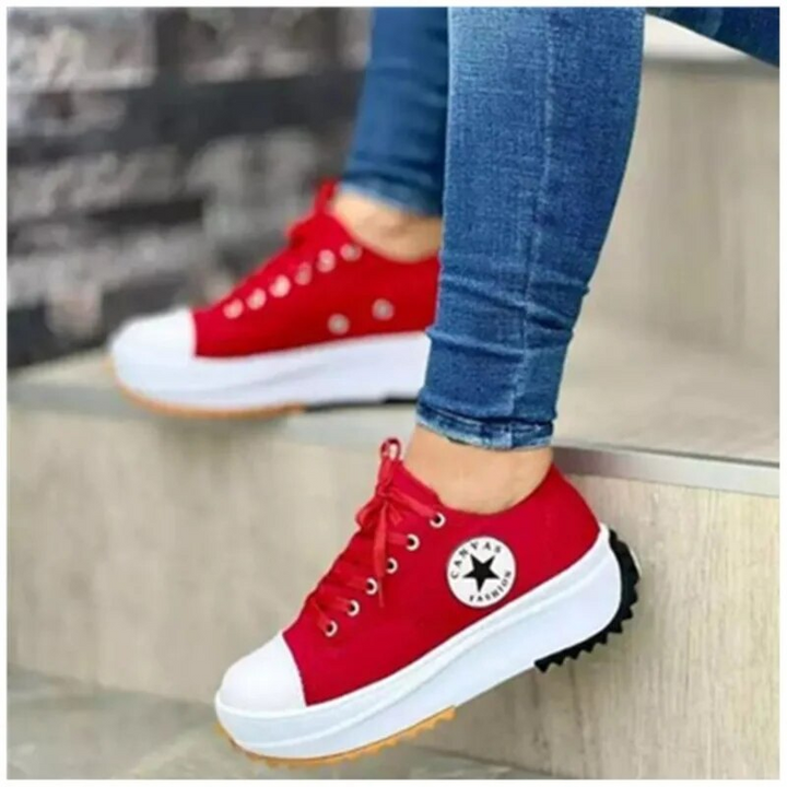 Zapatillas de suela gruesa de moda para uso diario