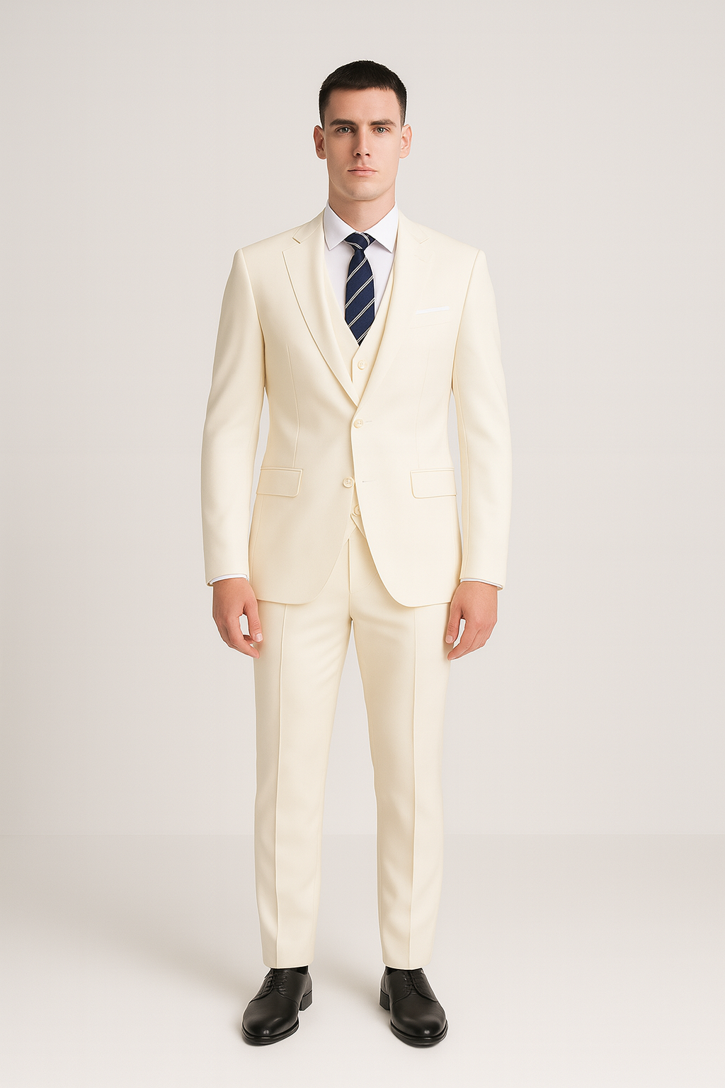 Bellivaro pánsky oblek 3-dielna formálna súprava na párty a svadbu