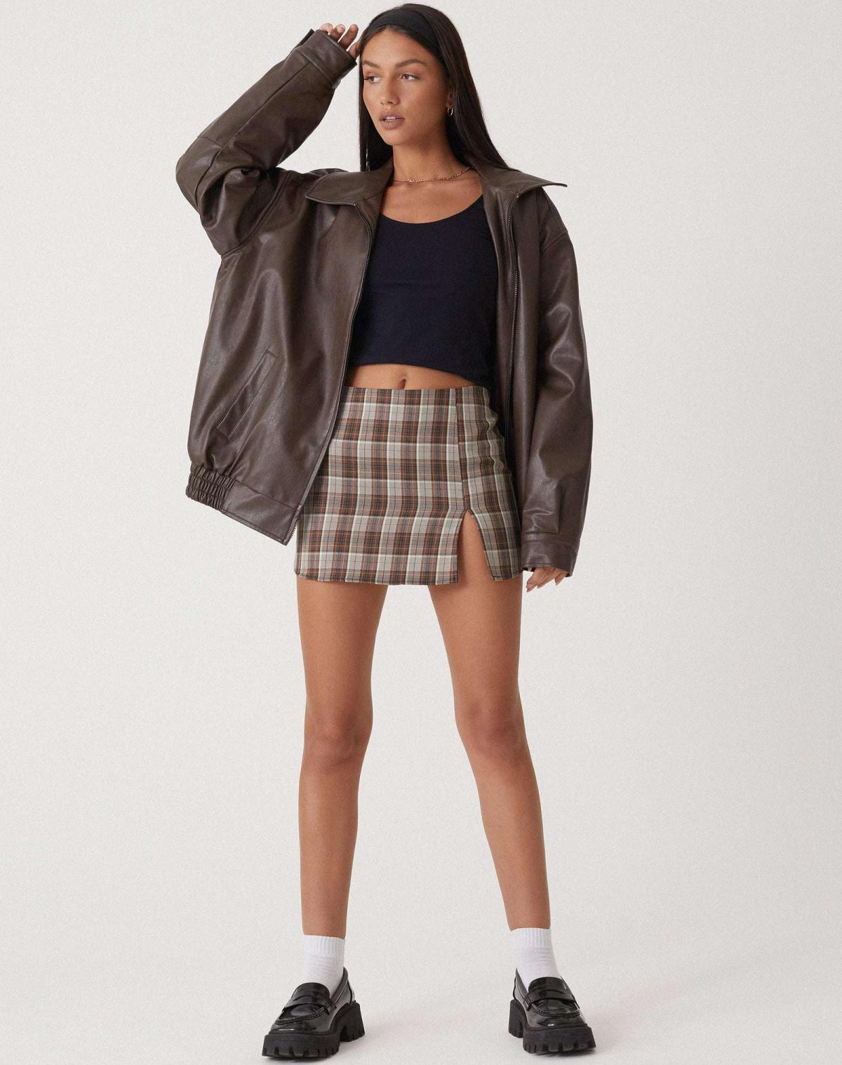 Oversized Leren Jasje voor Dames