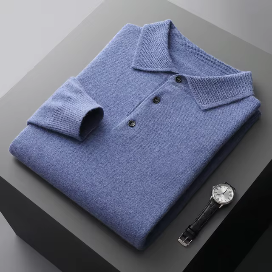 Bellivaro | Poloshirt i merinould