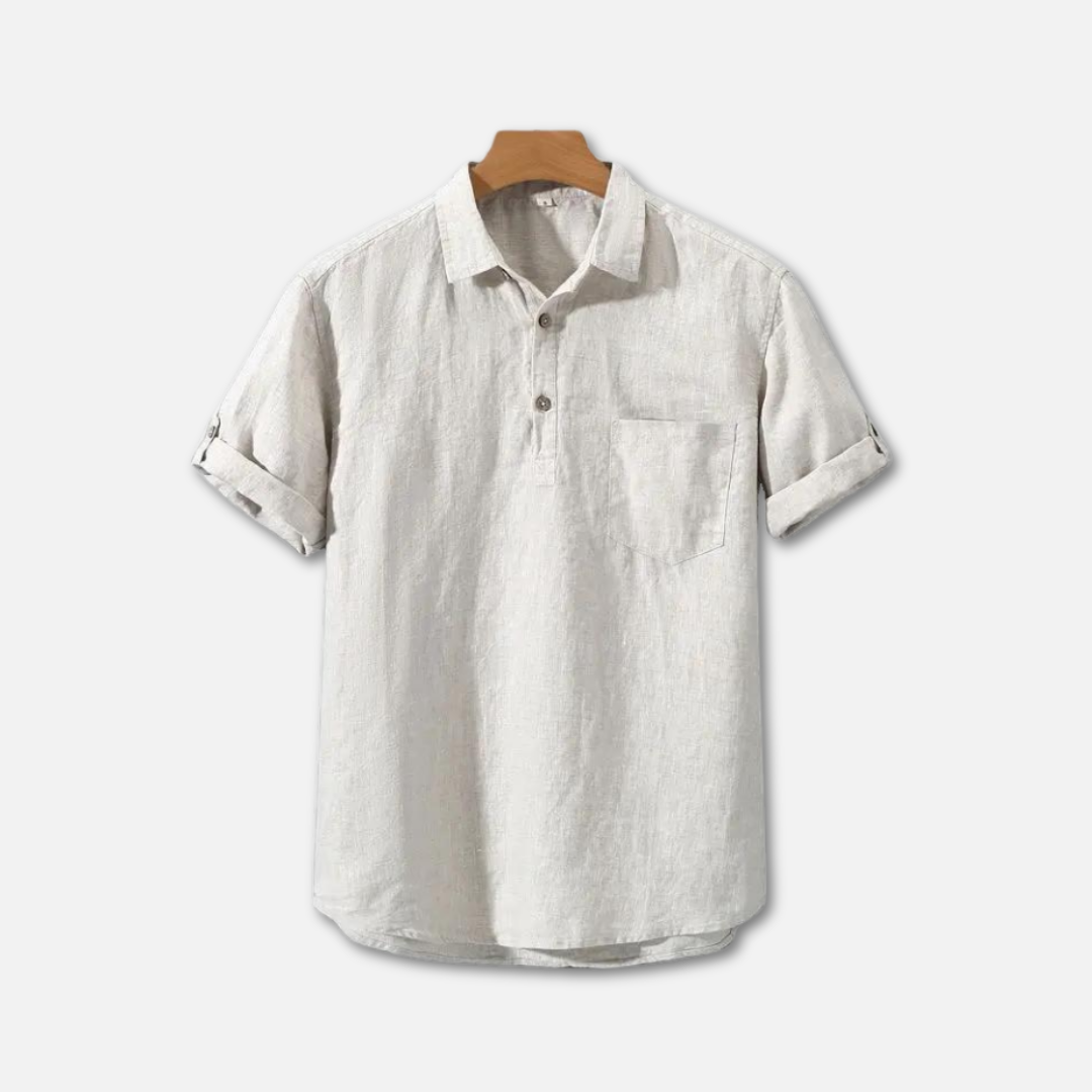 Bellivaro | Lin Polo Shirt i Hør & Bomuld – Komfort og Stil til Hverdag