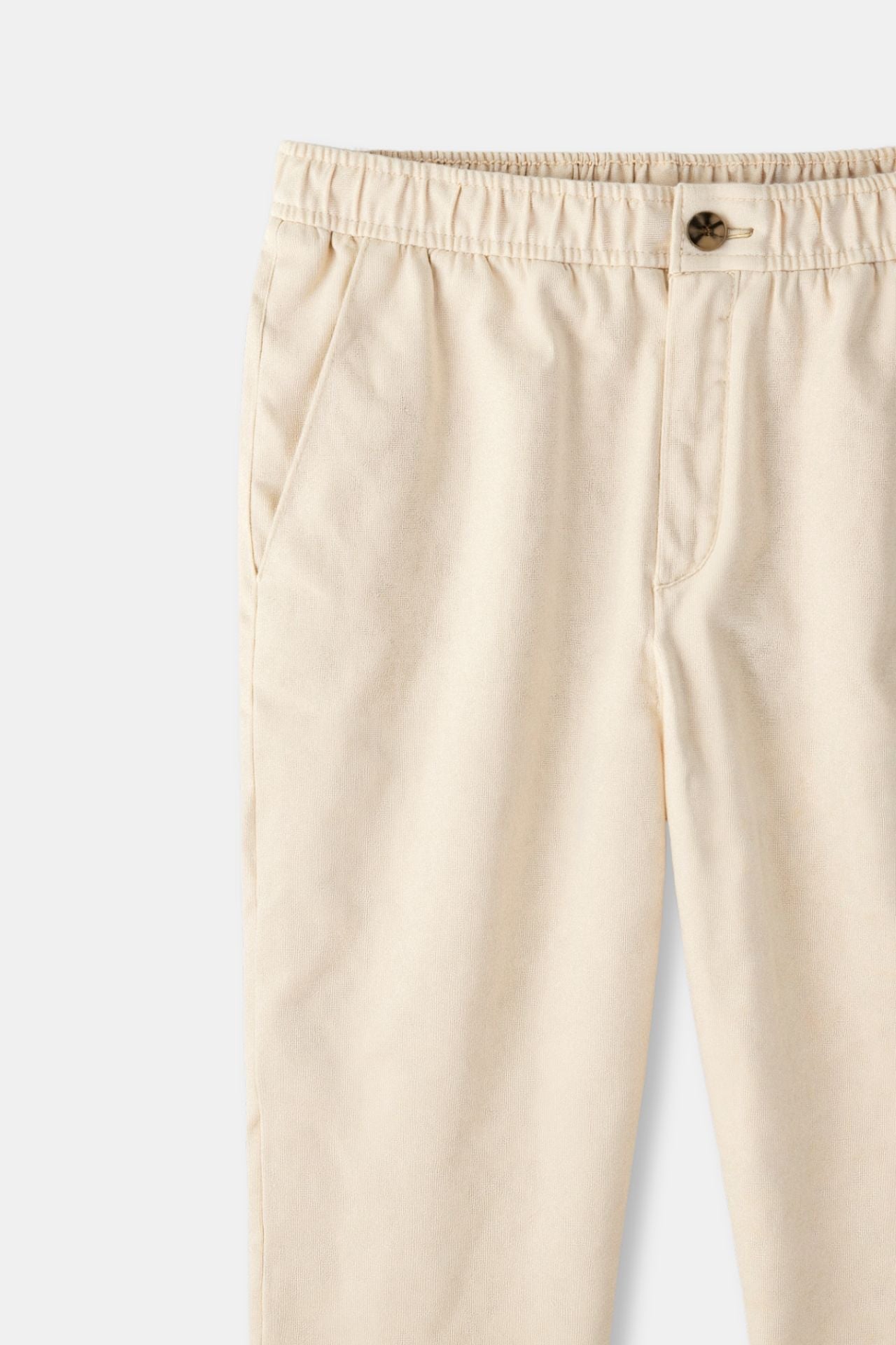 Pantaloni din in NOBA Regular Fit cu croială lejeră