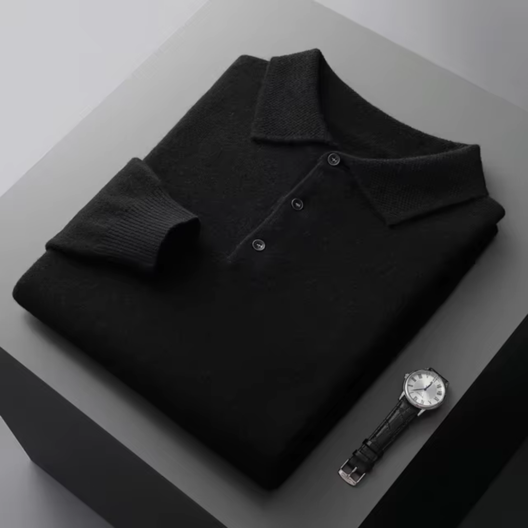 Bellivaro | Poloshirt i merinould