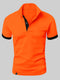 Slim Fit Polo Shirt met Knoopsluiting voor Heren