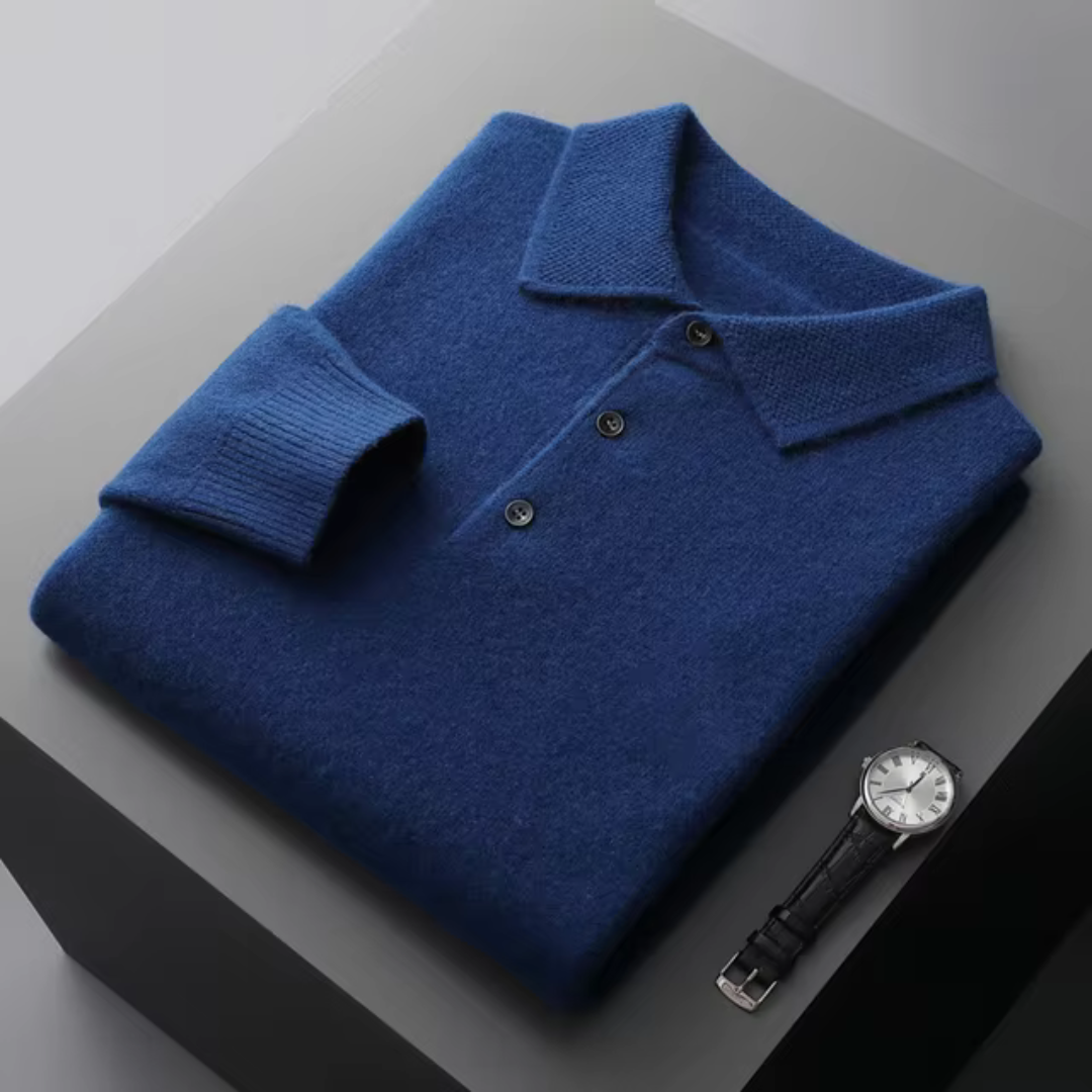 Bellivaro | Poloshirt i merinould