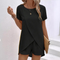 Afslappet Dame Sommersæt med Løs T-shirt & Shorts