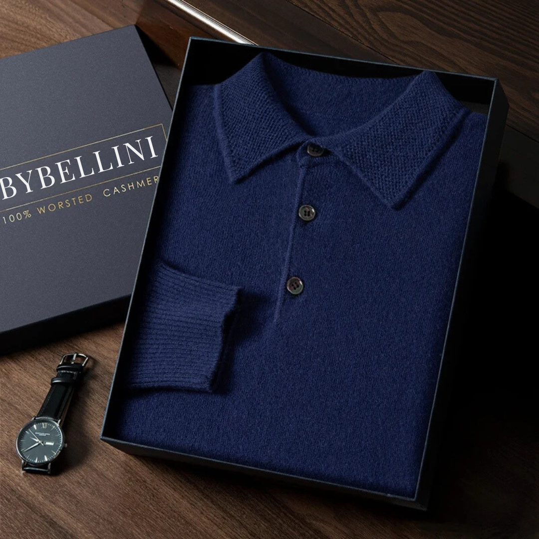 Bellivaro | Poloshirt i merinould