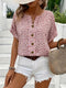 Stilfuld bluse med blomsterprint