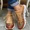 Leopard Sneakers til Dame – Komfortable Hverdagssko med Snørebånd