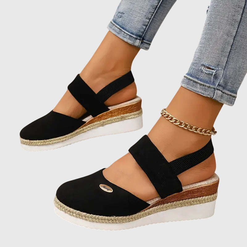Espadrilles med Kilehæl til Damer