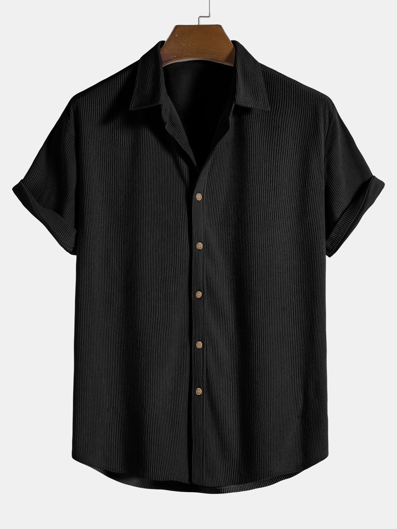 Camicia in velluto a coste e pantaloncini