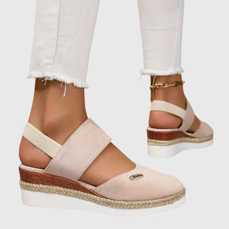 Espadrilles med Kilehæl til Damer