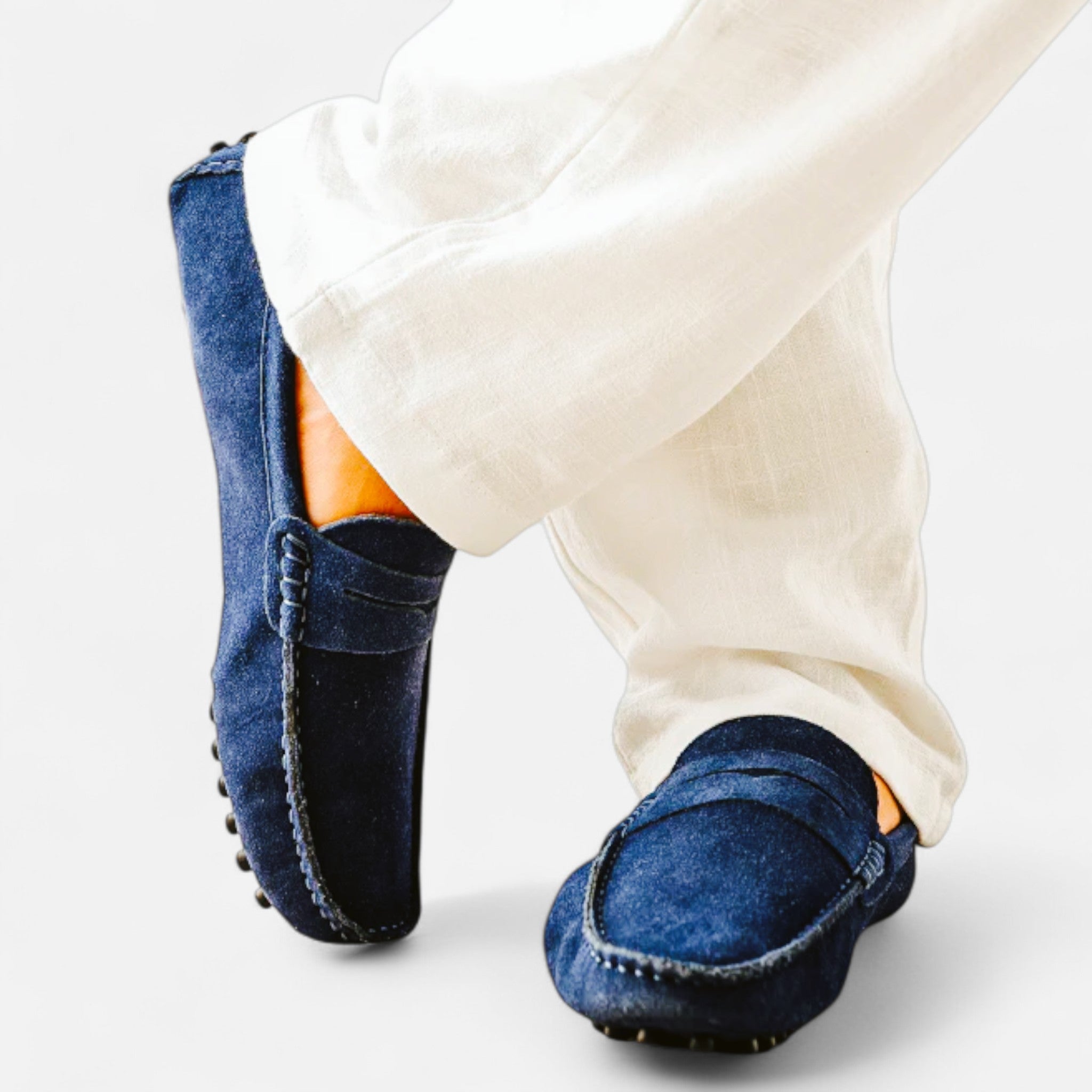 Veroux Mode | Mocassins de Condução em Camurça para Homem – Luxo Descomplicado, Mobilidade Refinada