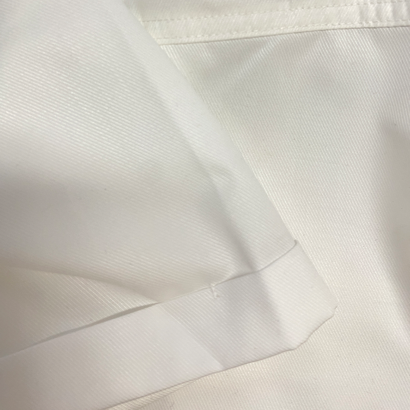 Férfi klasszikus casual egyszínű slim fit többzsebes poliészter-pamut rövid ujjú ing 39582391K