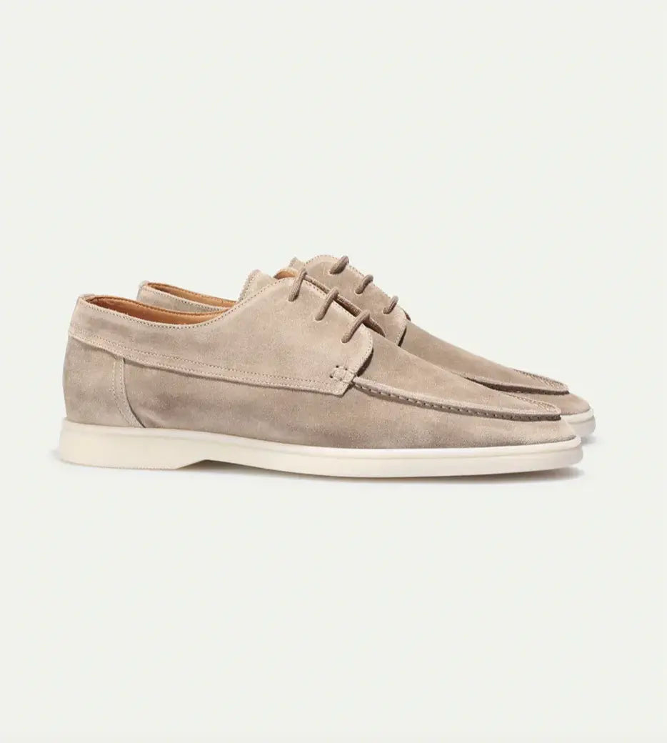 Herre Premium Ruskind Loafers | Komfort
