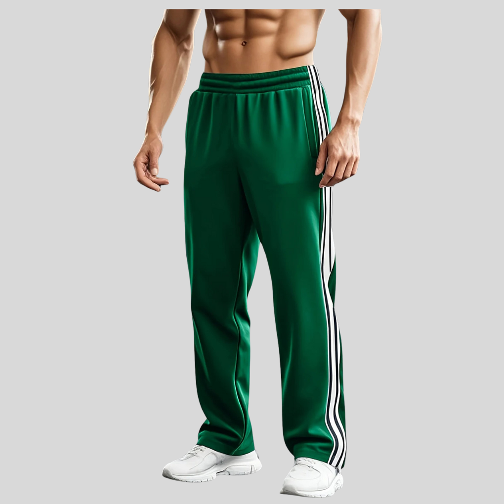 Sportbroek voor Heren – Ademend Trainingsbroek met Rechte Pijpen | Comfortabele Joggingbroek voor Fitness, Hardlopen & Vrije Tijd