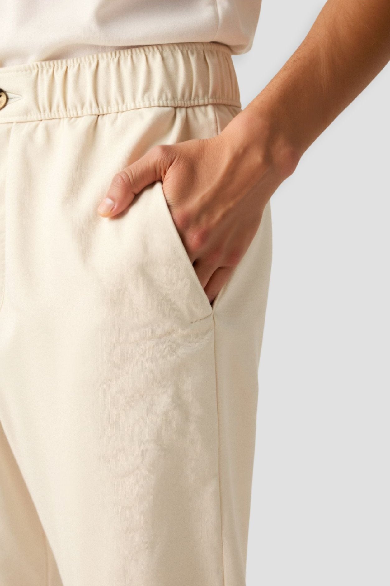 Pantaloni din in NOBA Regular Fit cu croială lejeră