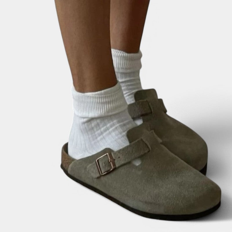 Zuecos unisex cómodos con hebilla ajustable