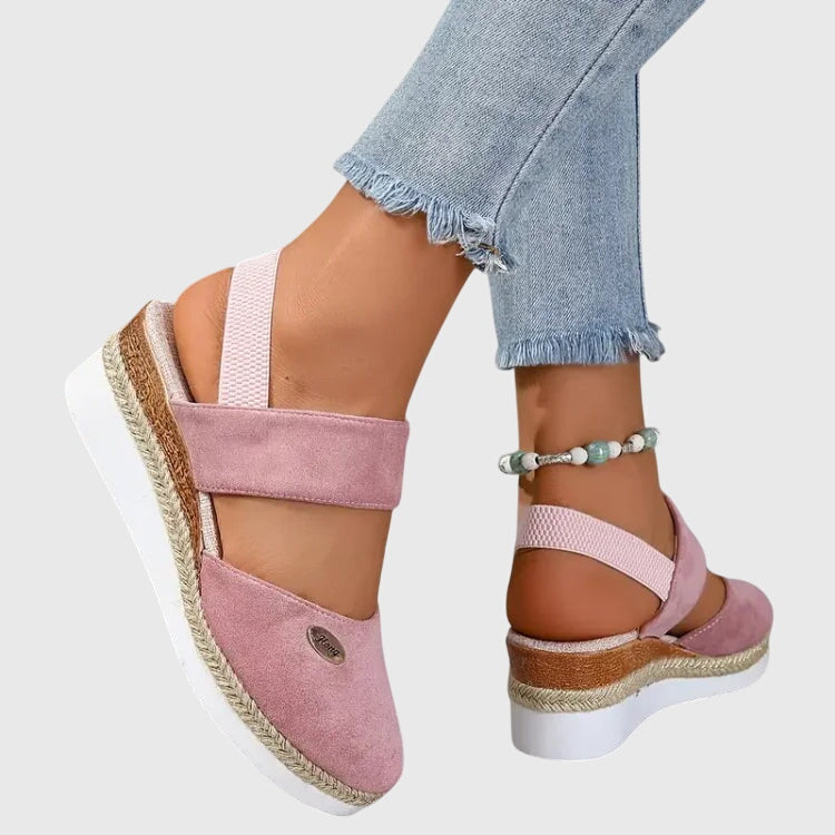 Espadrilles med Kilehæl til Damer