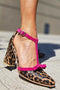 Livia | Sandali Leopardo Verde