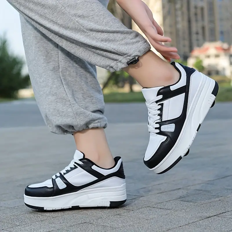 Donny Casual Rollersportschoenen – Comfortabele Unisex Sneakers met Wieltjes voor Kinderen