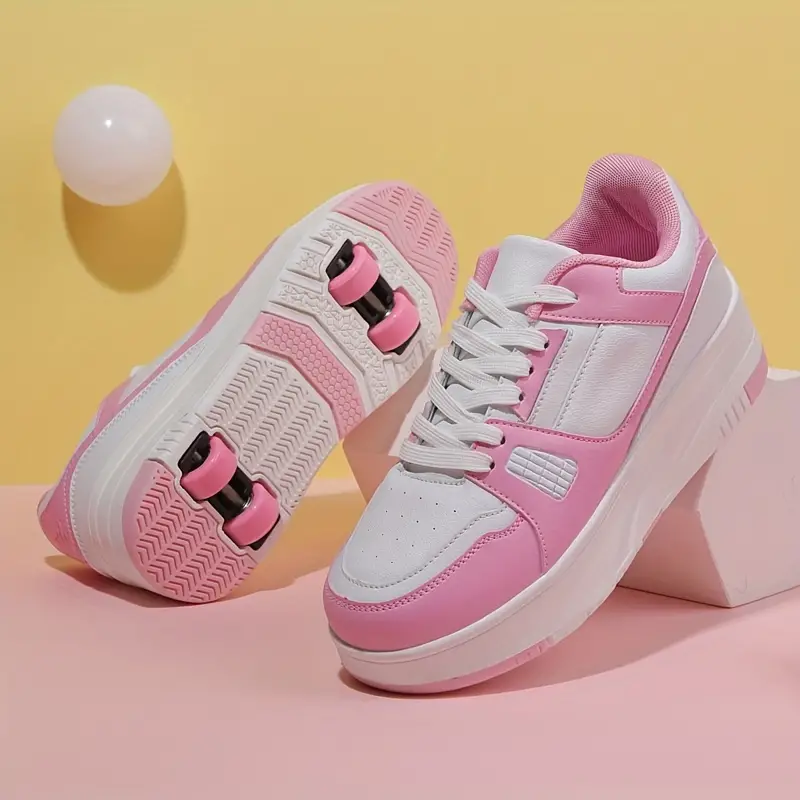 Donny Casual Rollersportschoenen – Comfortabele Unisex Sneakers met Wieltjes voor Kinderen