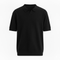 Ανδρικό slim fit ριμπ πλεκτό polo πουκάμισο κοντομάνικο, γρήγορου στεγνώματος, με ανοιχτό λαιμό, κορυφή για γκολφ