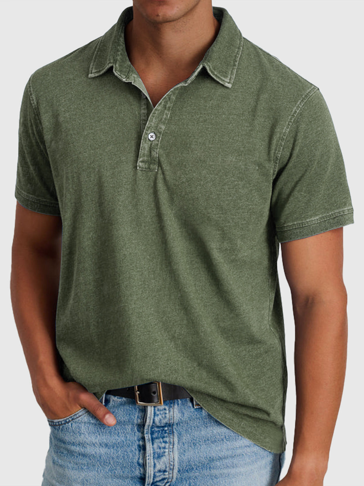 Herre Polo i Bomuld – Kortærmet Klassisk Polo T-shirt