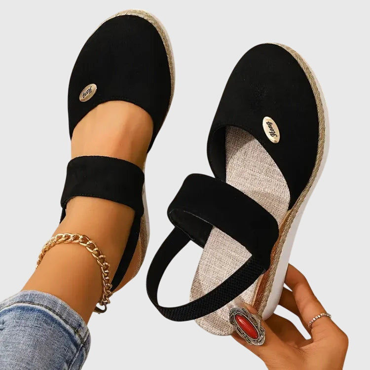 Espadrilles med Kilehæl til Damer