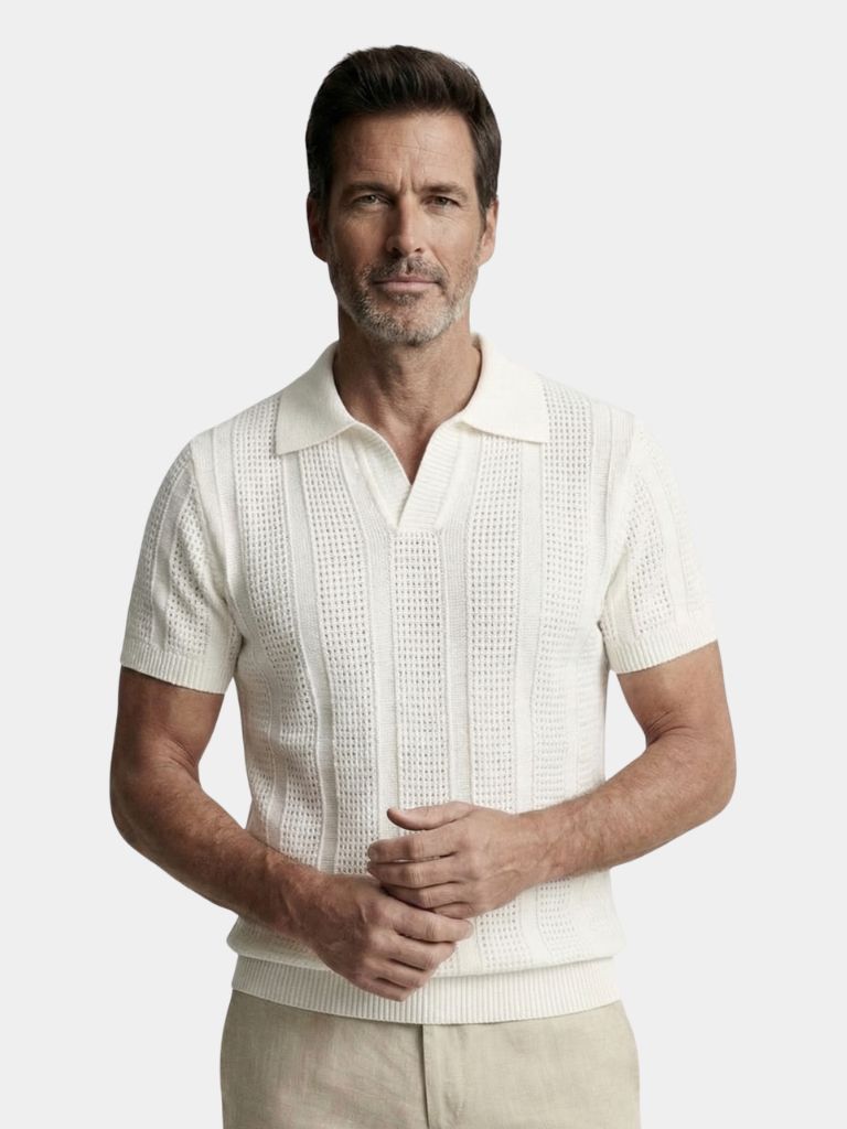 Herre-polo Classic Elegance Ivory Coast