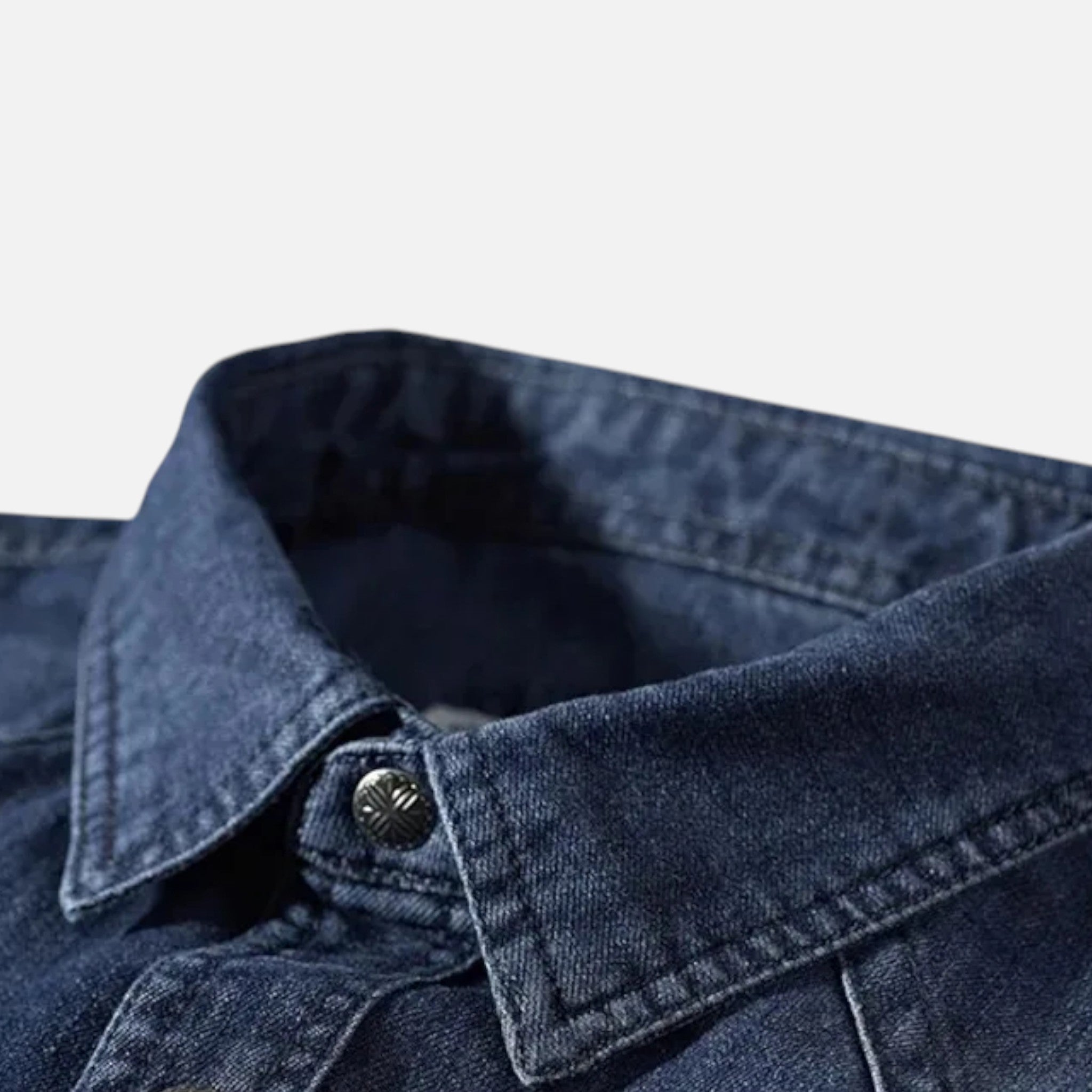 Denimskjorte til Mænd med Afslappet Pasform