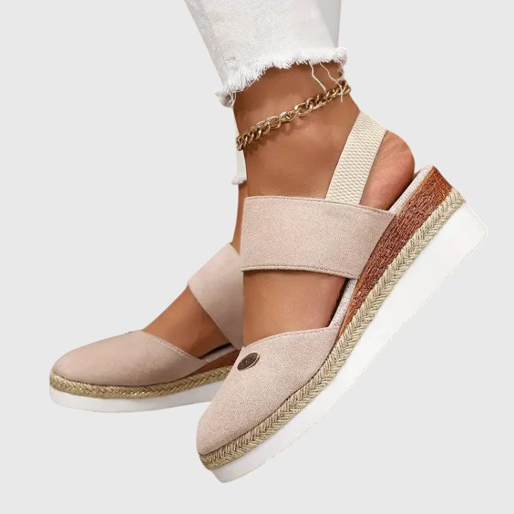 Espadrilles med Kilehæl til Damer