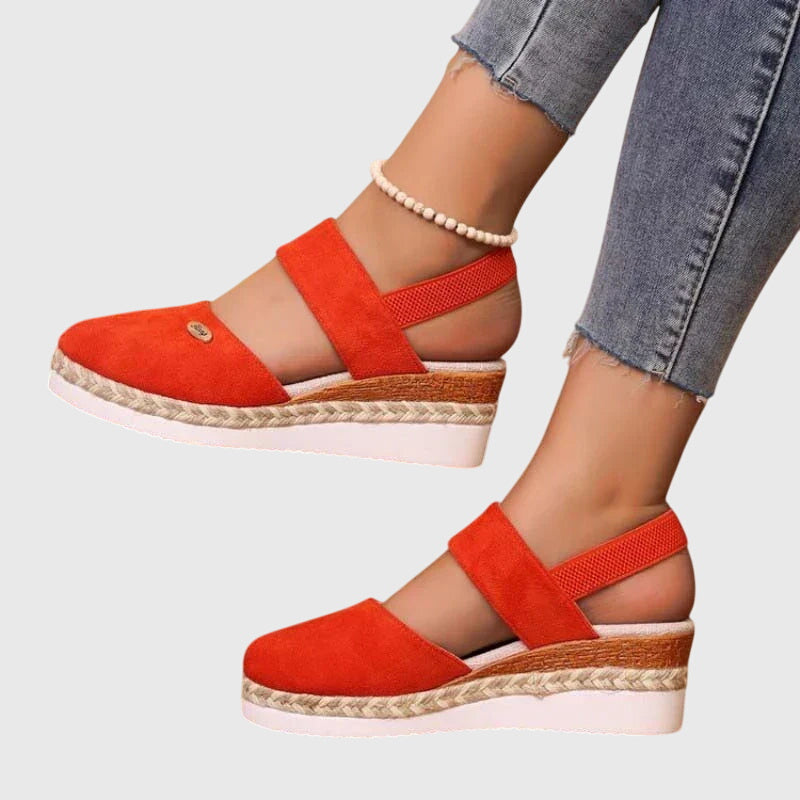 Espadrilles med Kilehæl til Damer