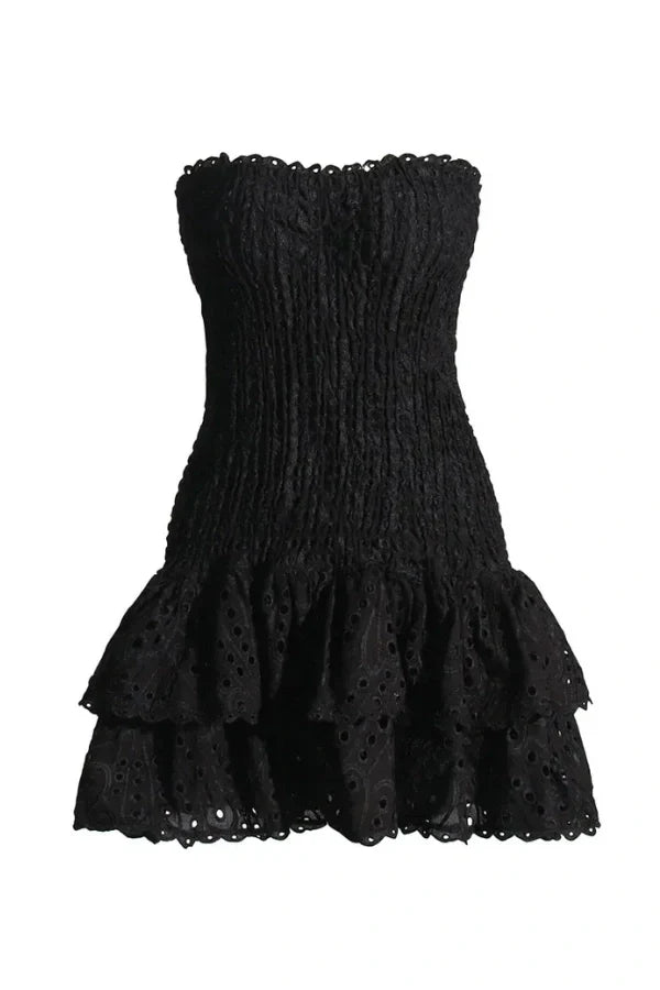 Robe Mini d'Été Sans Bretelles Starla