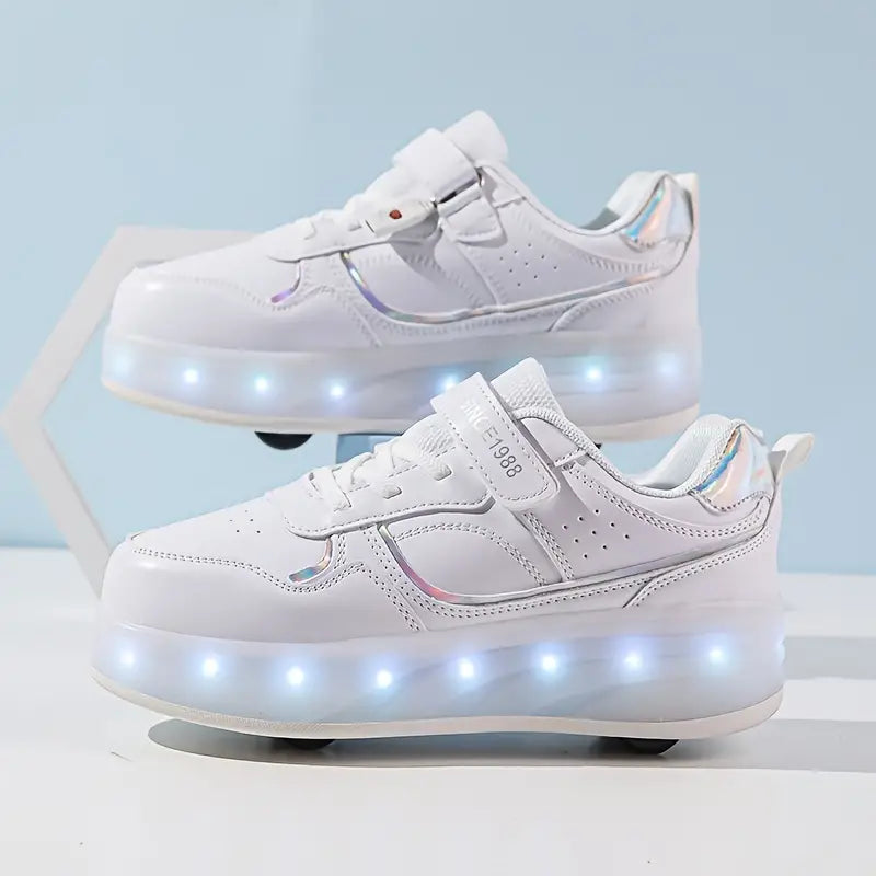 Trendy LED Rolschoenen voor Kinderen – Verlichte Sneakers met Wieltjes | Comfortabele Skateschoenen voor Jongens & Meisjes