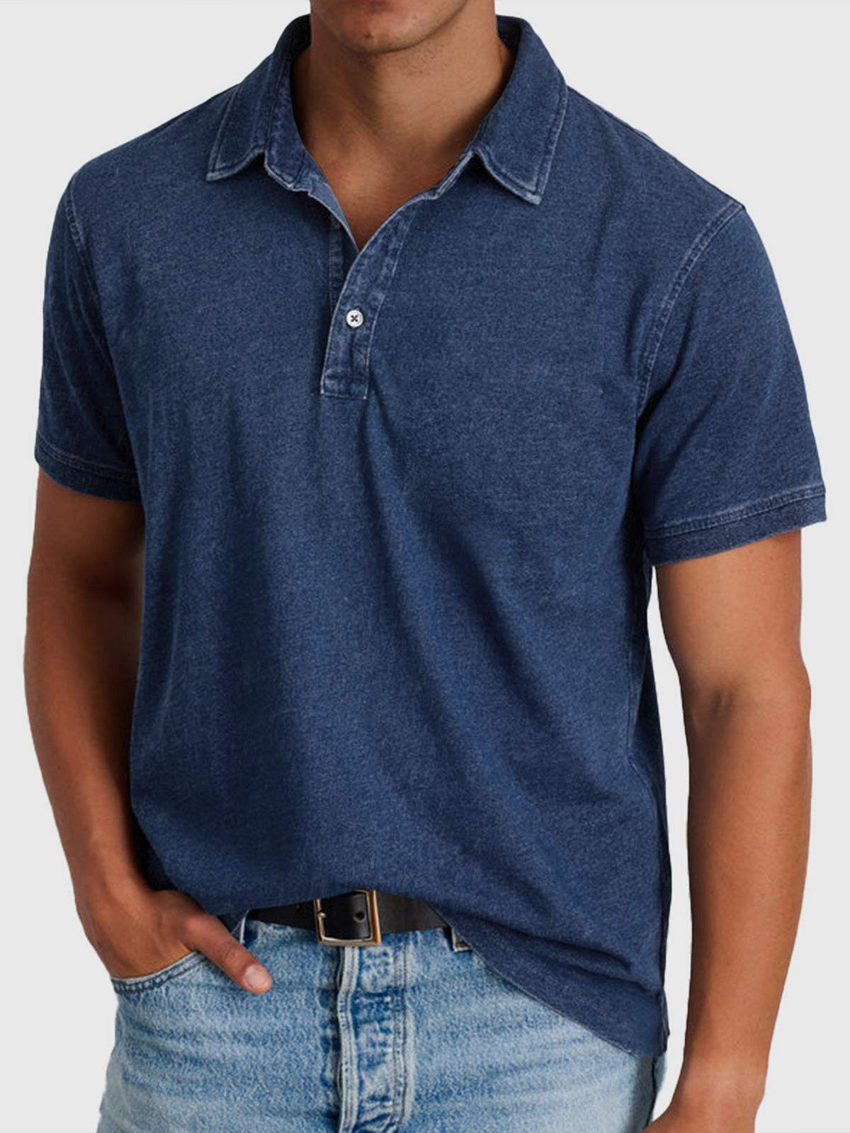 Herre Polo i Bomuld – Kortærmet Klassisk Polo T-shirt