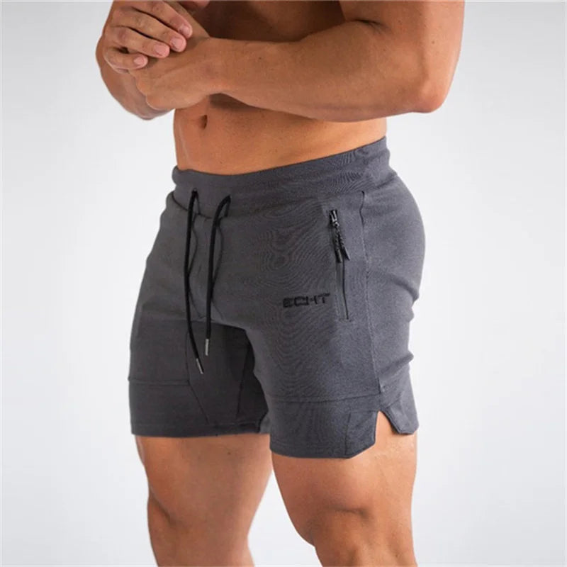 Shorts de gym pour homme – Mesh respirant, poches zippées & séchage rapide