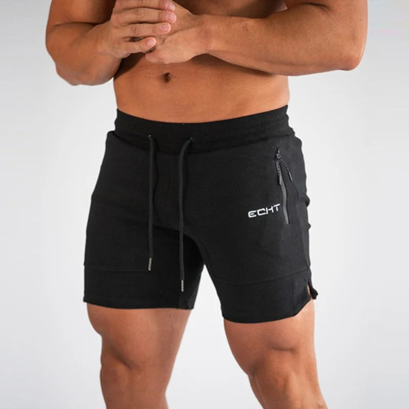 Shorts de gym pour homme – Mesh respirant, poches zippées & séchage rapide