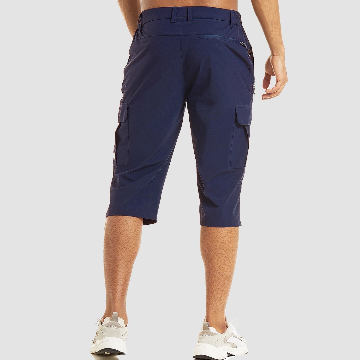 Herre Cargo Shorts – Hurtigtørrende Bomuldsblanding, Multi-Lomme