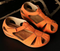 Sandalias de tacón cerrado ajustables para mujer – Ideal para uso diario