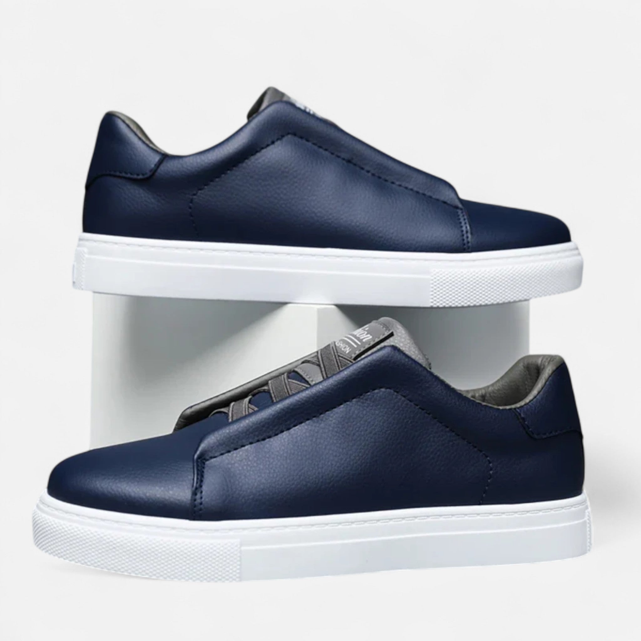 Slip-On Lædersneakers til Herrer