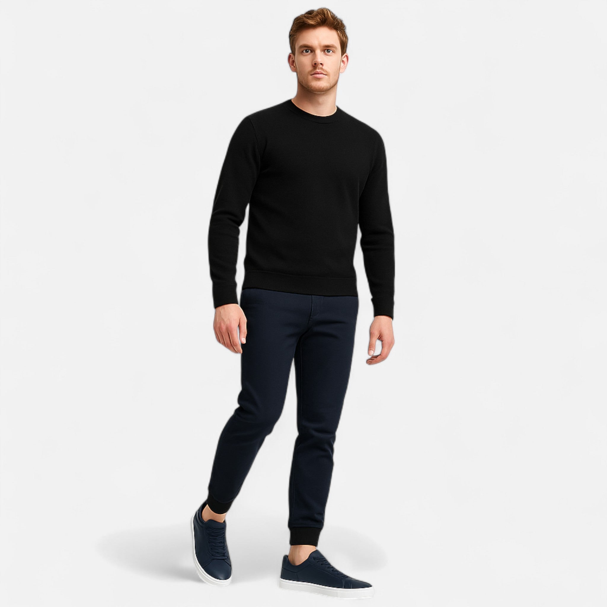 Slip-On Lædersneakers til Herrer