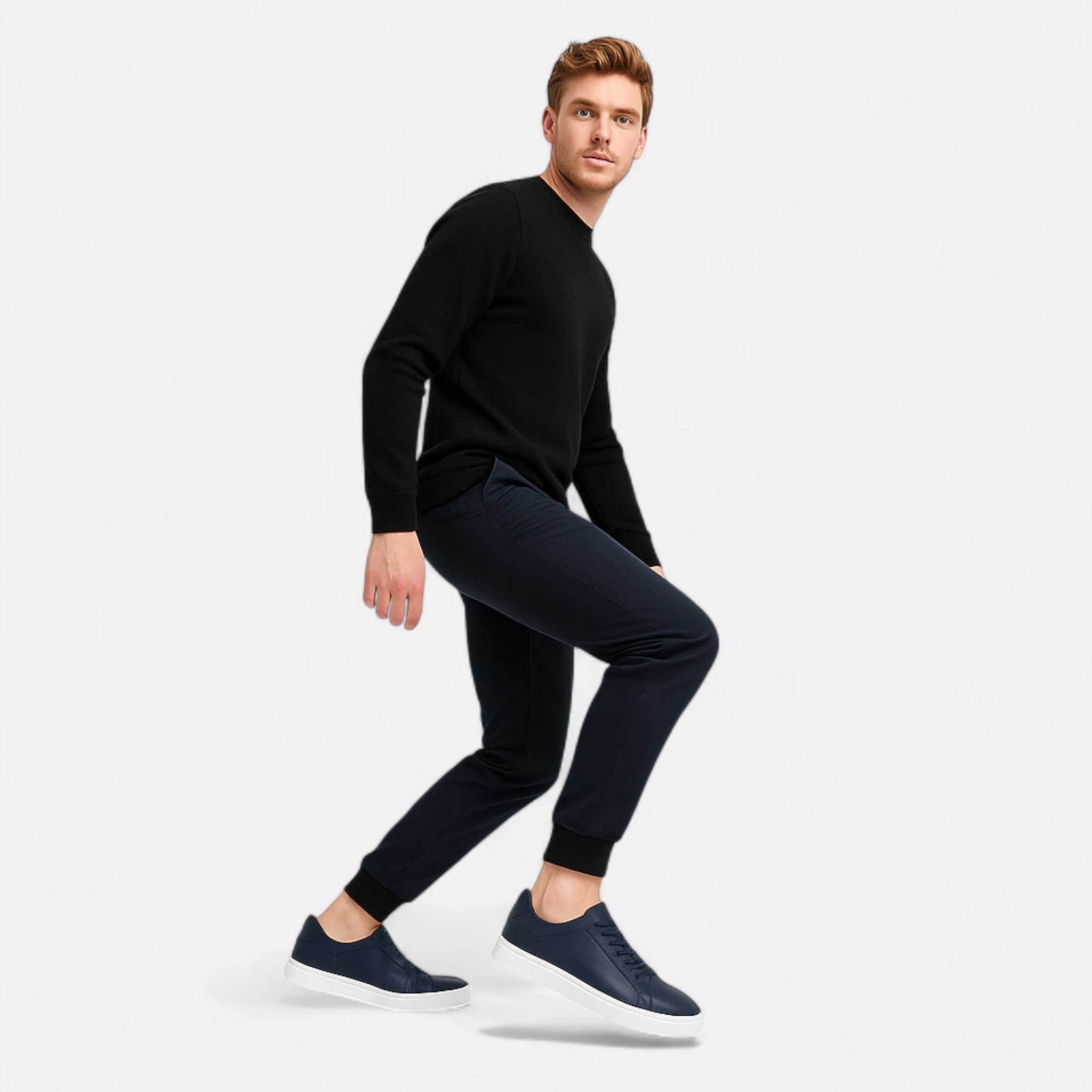 Slip-On Lædersneakers til Herrer