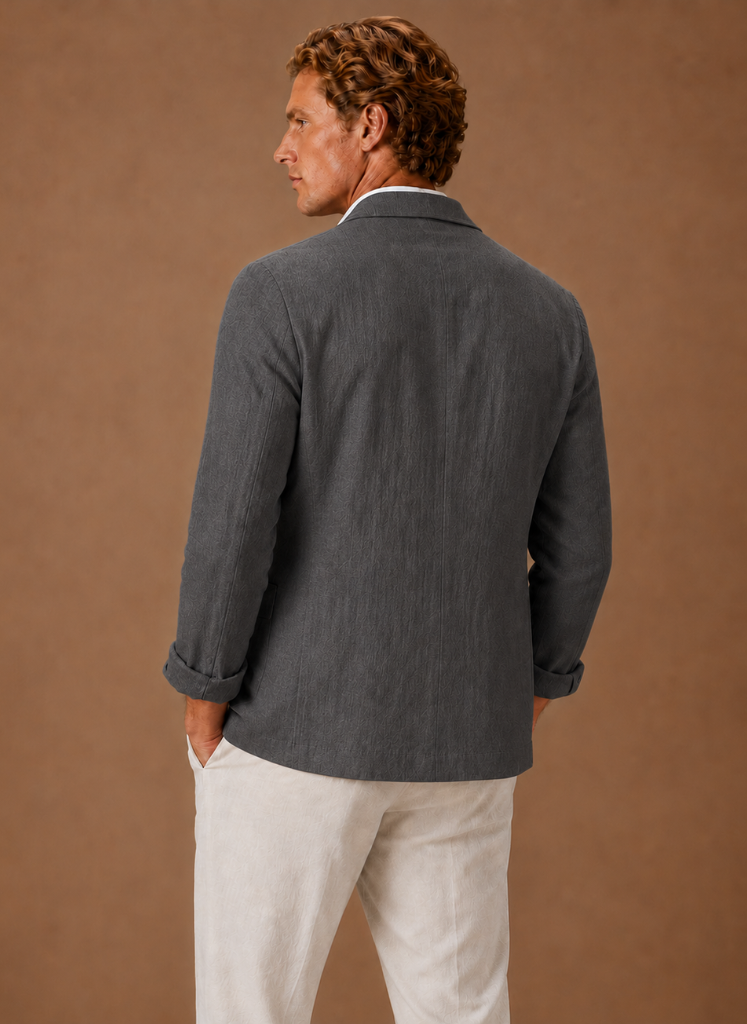 Let Blazer til Mænd med Skræddersyet Smart Casual Pasform
