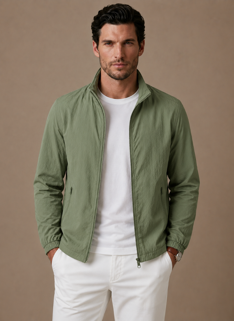 Let Sommerjakke til Mænd med Smart Casual Pasform