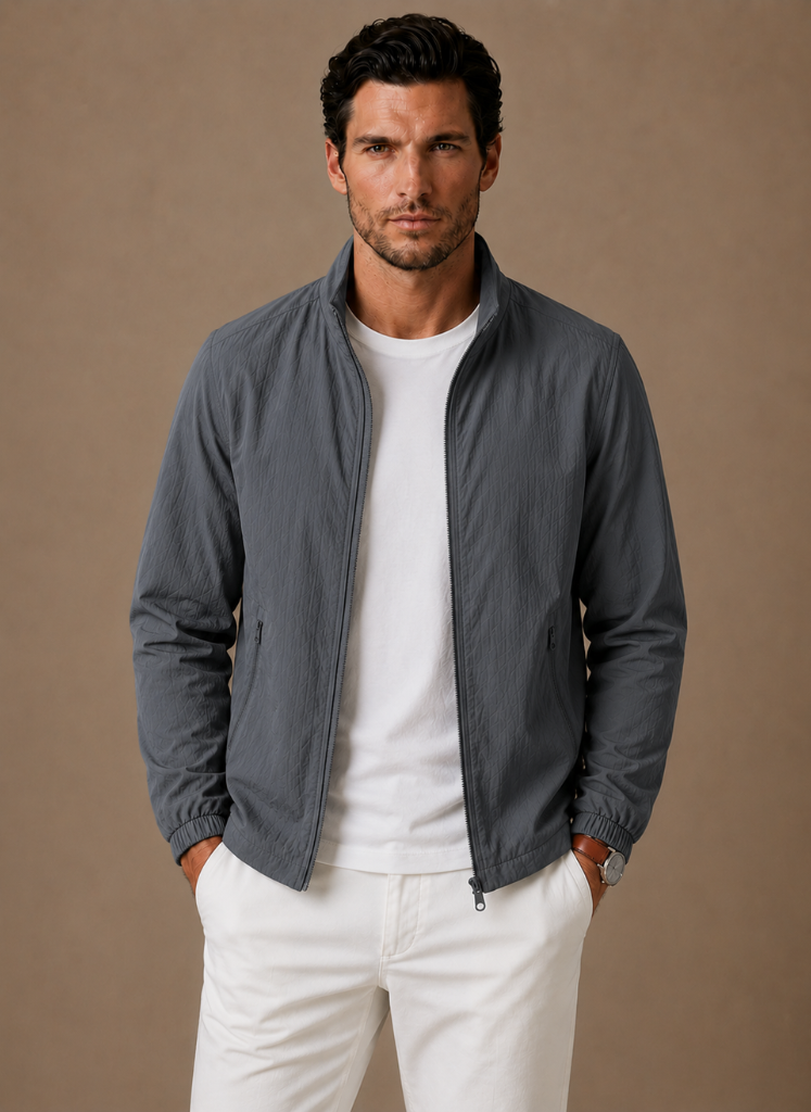 Let Sommerjakke til Mænd med Smart Casual Pasform