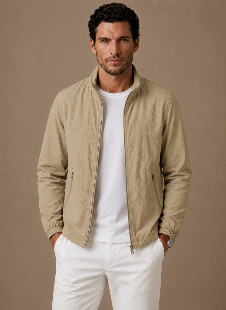 Let Sommerjakke til Mænd med Smart Casual Pasform